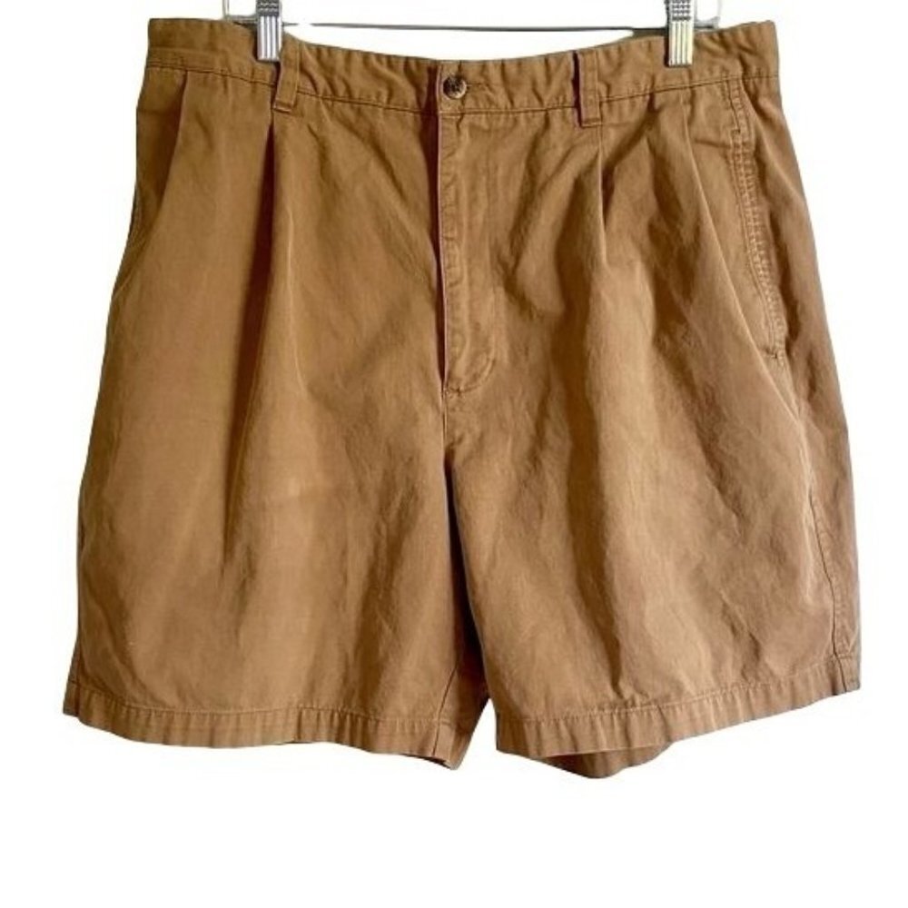 Club Room Mens Cotton Shorts Size 38 Light Brown